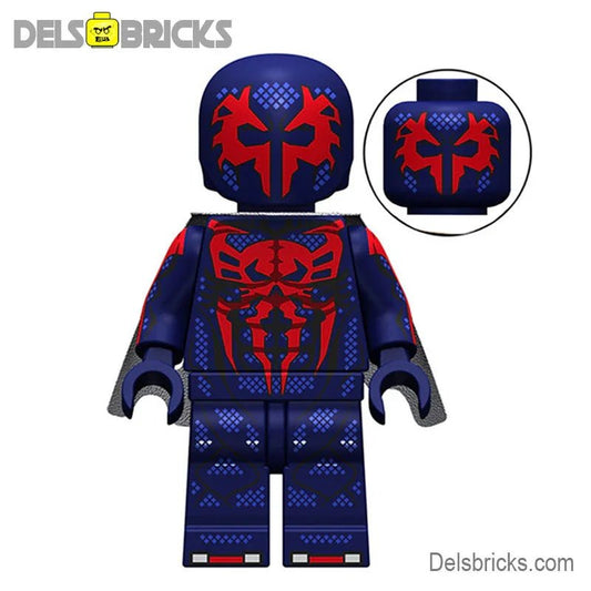 Spider - Man 2099 Across the Spider - verse Minifigures - DelsBricks MinifiguresSpiderman Lego MinifiguresDelsBricks MinifiguresDelsbricks.com