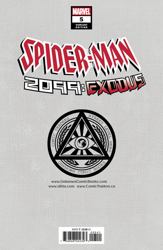 Spider - Man 2099: Exodus 5 Unknown Comics Alan Quah Exclusive Var (08/03/2022) - DelsBricks Toys & CollectiblesCOMIC BOOK EXCLUSIVEDelsBricks Toys & CollectiblesUnknown Comic Books