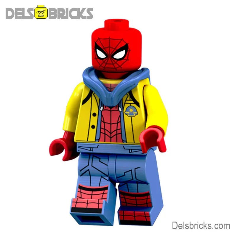 Spider - Man Peter Parker Spiderman Far from home Minifigures - DelsBricks MinifiguresSpiderman Lego MinifiguresDelsBricks MinifiguresDelsbricks.com