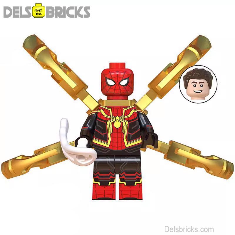 Spider - Man with Nano suit & Claws Lego Minifigures Custom Toys 3 - DelsBricks MinifiguresSpiderman Lego MinifiguresDelsBricks MinifiguresDelsbricks.com