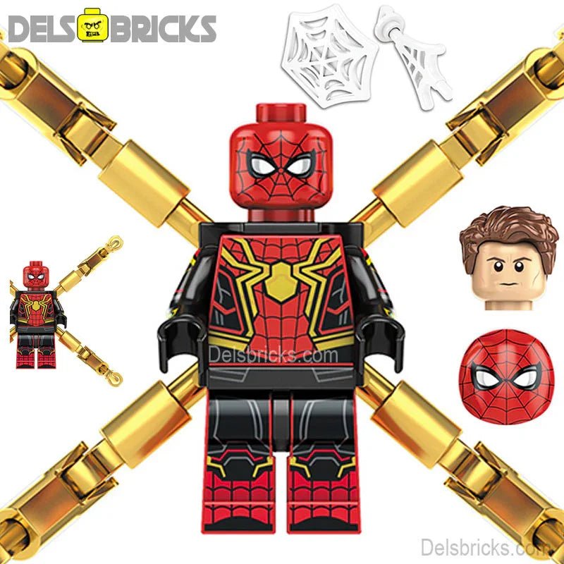 Spider - Man with Nano suit & Claws Lego Minifigures Custom Toys - DelsBricks MinifiguresSpiderman Lego MinifiguresDelsBricks MinifiguresDelsbricks.com