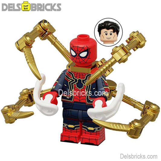 Spider - Man with Nano suit & Claws NEW Lego marvel Minifigures Custom toys - DelsBricks MinifiguresSpiderman Lego MinifiguresDelsBricks MinifiguresDelsbricks.com