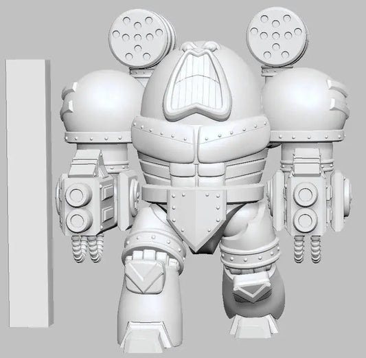 Star Defender Titan by 3DArtGuy 28/32mm scale, 85mm, Miniature War Gaming Figure, Grim Dark, Space, Proxy, Space King - DelsBricks Toys & CollectiblesResin Printed MiniatureDelsBricks Toys & CollectiblesMega Diamonds & Schwartzreiter Mini Forge