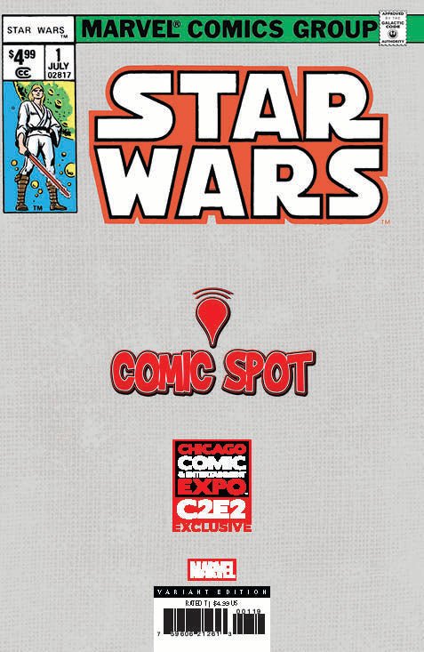 Star Wars 1 Facsimile Comics Spot Tyler Kirkham C2E2 2025 Exclusive Var (04/09/2025) - DelsBricks Toys & CollectiblesCOMIC BOOKDelsBricks Toys & CollectiblesUnknown Comic Books