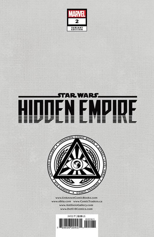 Star Wars: Hidden Empire 2 Unknown Comics Patch Zircher Exclusive Var (12/07/2022) - DelsBricks Toys & CollectiblesCOMIC BOOK EXCLUSIVEDelsBricks Toys & CollectiblesUnknown Comic Books