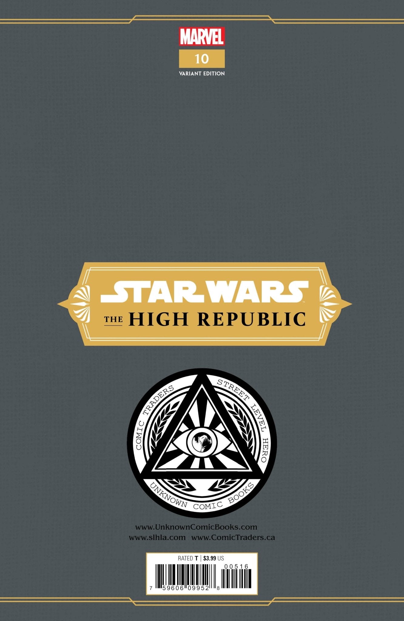 Star Wars High Republic 10 Unknown Comics Marco Turini Exclusive Var (10/20/2021) - DelsBricks Toys & CollectiblesCOMIC BOOK EXCLUSIVEDelsBricks Toys & CollectiblesUnknown Comic Books