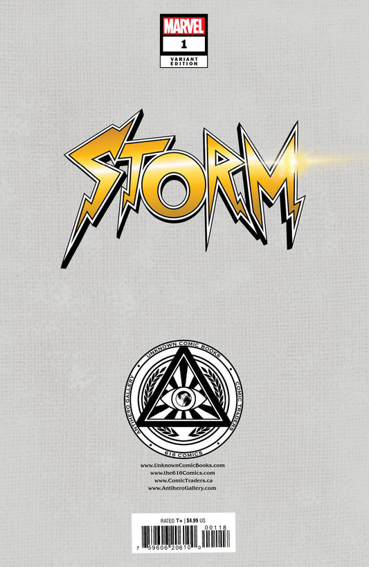 Storm 1 Unknown Comics Sabine Rich Exclusive Virgin Var (05/24/2023) - DelsBricks Toys & CollectiblesCOMIC BOOK EXCLUSIVEDelsBricks Toys & CollectiblesUnknown Comic Books