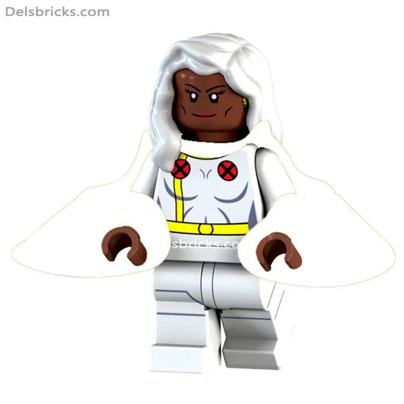 Storm The X - Men Lego Minifigures Custom Toys - DelsBricks MinifiguresMinifiguresDelsBricks MinifiguresDelsbricks