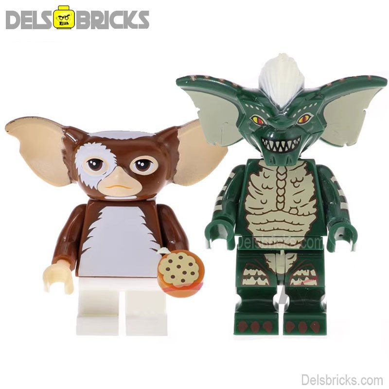 Stripe & Gizmo from Gremlins Mogwai Lego Minifigures Custom Toys - DelsBricks MinifiguresMinifiguresDelsBricks MinifiguresDelsbricks