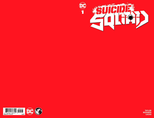 Suicide Squad 1 Unknown Comics Red Blank Exclusive Var (12/18/2019) - DelsBricks Toys & CollectiblesCOMIC BOOK EXCLUSIVEDelsBricks Toys & CollectiblesUnknown Comic Books