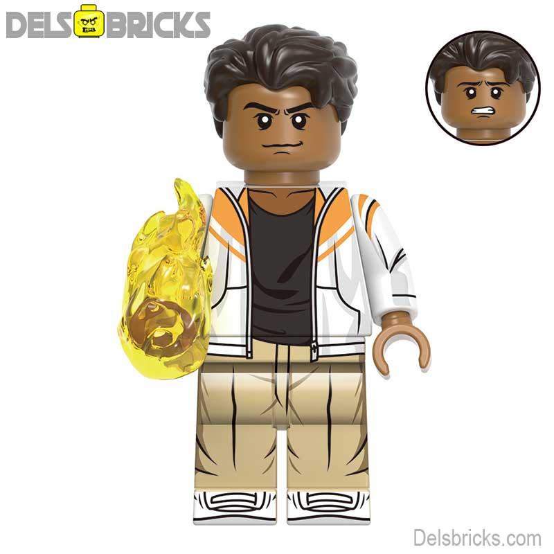Sunspot From X - Men '97 Lego Minifigures custom toys 2 - DelsBricks MinifiguresMinifiguresDelsBricks MinifiguresDelsbricks