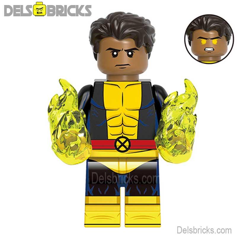 Sunspot From X - Men '97 Lego Minifigures custom toys - DelsBricks MinifiguresMinifiguresDelsBricks MinifiguresDelsbricks
