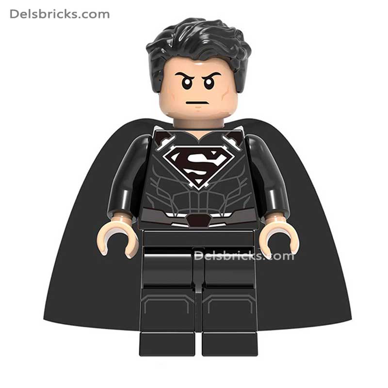 Superman Black Suit Minifigures Delsbricks