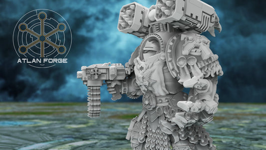 Templar Crusaders by Atlan Forge – 5 - Man Modular Resin Printed Grimdark Squad (28/32mm) - DelsBricks Toys & CollectiblesResin Printed MiniatureDelsBricks Toys & CollectiblesMega Diamonds & Schwartzreiter Mini Forge