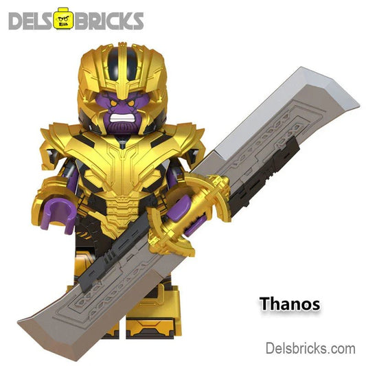 Thanos Avengers Minifigures Lego Minifigures Custom Toys - DelsBricks MinifiguresMinifiguresDelsBricks MinifiguresDelsbricks