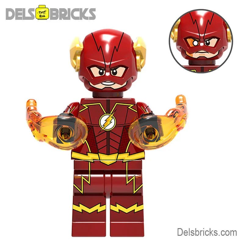 The Flash Barry Allen - TV Show Version - DelsBricks MinifiguresMinifiguresDelsBricks MinifiguresDelsbricks