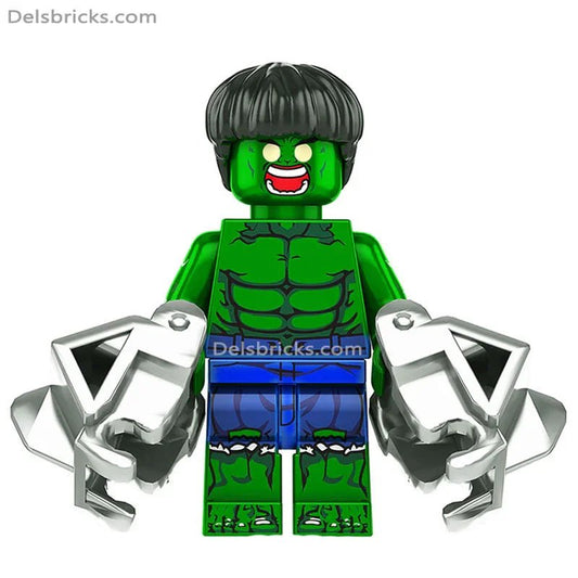 The Incredible Hulk Lego Marvel Minifigures Custom Toys - DelsBricks MinifiguresMinifiguresDelsBricks MinifiguresDelsbricks