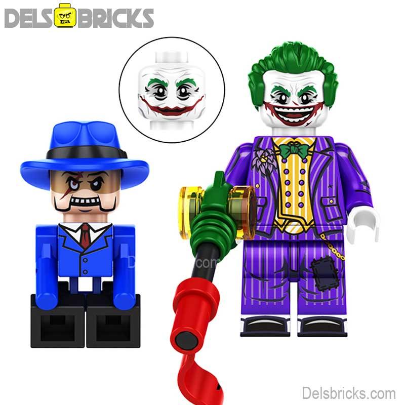 The Joker Arkham Batman Lego Minifigures Custom Toys - DelsBricks MinifiguresMinifiguresDelsBricks MinifiguresDelsbricks