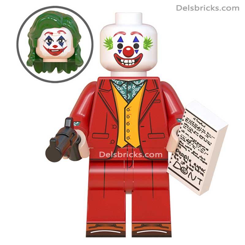 The Joker Arthur Fleck Lego Minifigures Custom Toys - DelsBricks MinifiguresMinifiguresDelsBricks MinifiguresDelsbricks