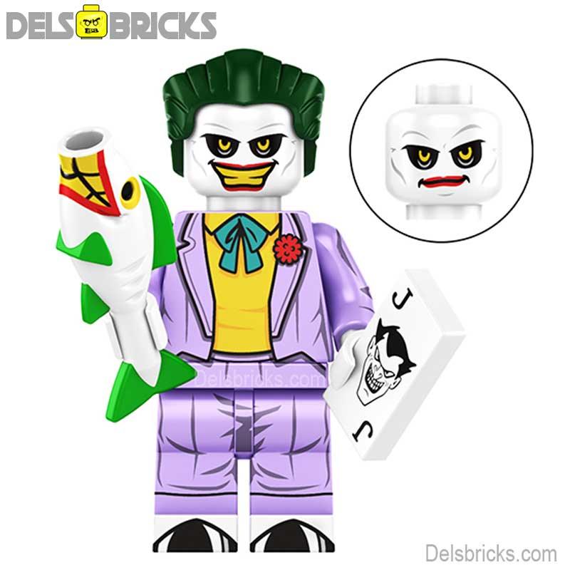 The Joker Batman Animated Series Lego Minifigures Custom Toys - DelsBricks MinifiguresMinifiguresDelsBricks MinifiguresDelsbricks