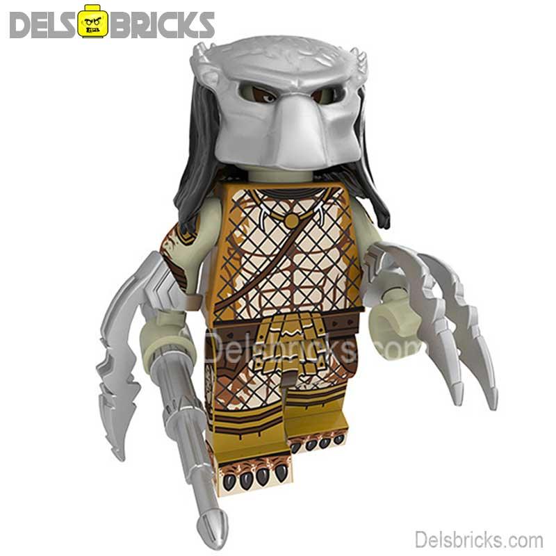 The Predator Yautja tribe set of 6 Lego Minifigures Custom Toys - DelsBricks MinifiguresMinifiguresDelsBricks MinifiguresDelsbricks