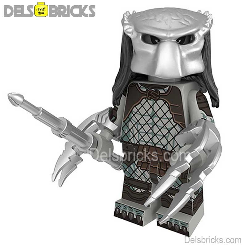 The Predator Yautja tribe set of 6 Lego Minifigures Custom Toys - DelsBricks MinifiguresMinifiguresDelsBricks MinifiguresDelsbricks