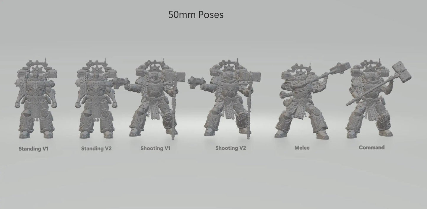 The Relentless One by 3DArtGuy 32mm scale, 50mm or 100mm, Miniature War Gaming Figure - DelsBricks Toys & CollectiblesResin Printed MiniatureDelsBricks Toys & CollectiblesMega Diamonds & Schwartzreiter Mini Forge