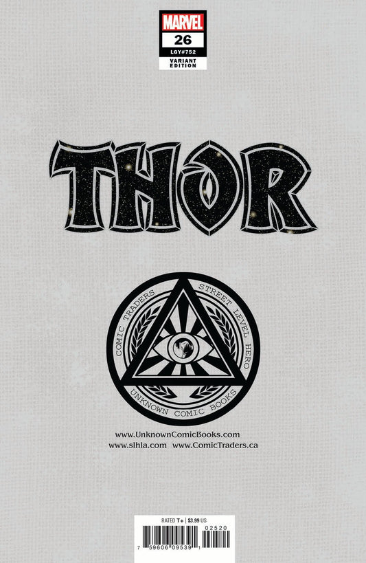 THOR 26 UNKNOWN COMICS TYLER KIRKHAM EXCLUSIVE VAR (06/08/2022) - DelsBricks Toys & CollectiblesCOMIC BOOK EXCLUSIVEDelsBricks Toys & CollectiblesUnknown Comic Books