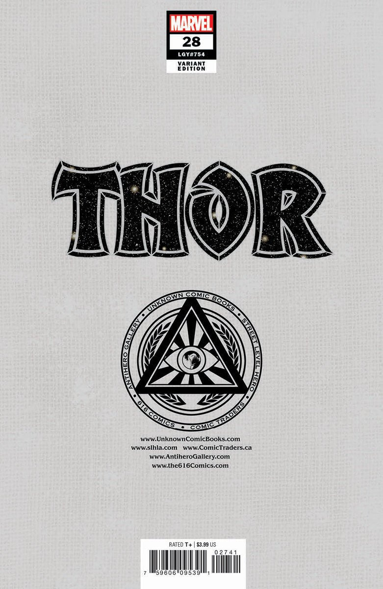Thor 28 Unknown Comics Ivan Tao Exclusive Virgin Var (10/19/2022) - DelsBricks Toys & CollectiblesCOMIC BOOK EXCLUSIVEDelsBricks Toys & CollectiblesUnknown Comic Books