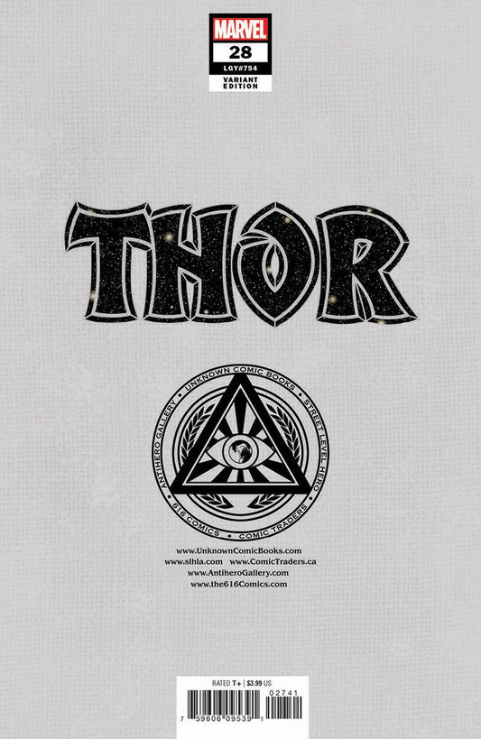 Thor 28 Unknown Comics Ivan Tao Exclusive Virgin Var (10/19/2022) - DelsBricks Toys & CollectiblesCOMIC BOOK EXCLUSIVEDelsBricks Toys & CollectiblesUnknown Comic Books