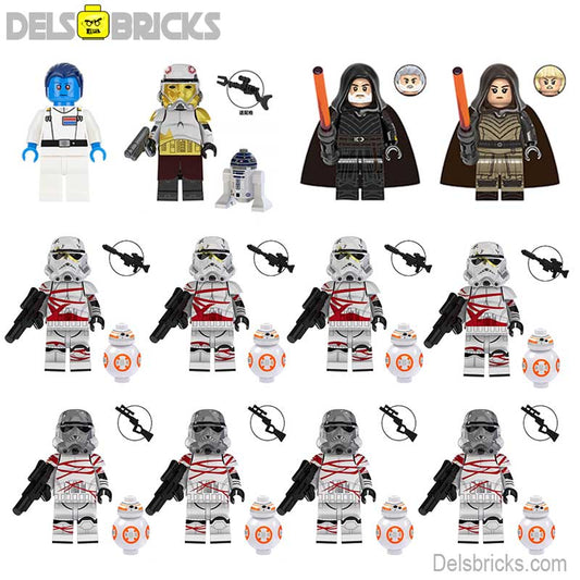 Thrawn, Enoch & Night Troopers Set of 12 Lego Star Wars Minifigures Custom Toys - DelsBricks MinifiguresLego Star Wars MinifiguresDelsBricks MinifiguresDelsbricks.com
