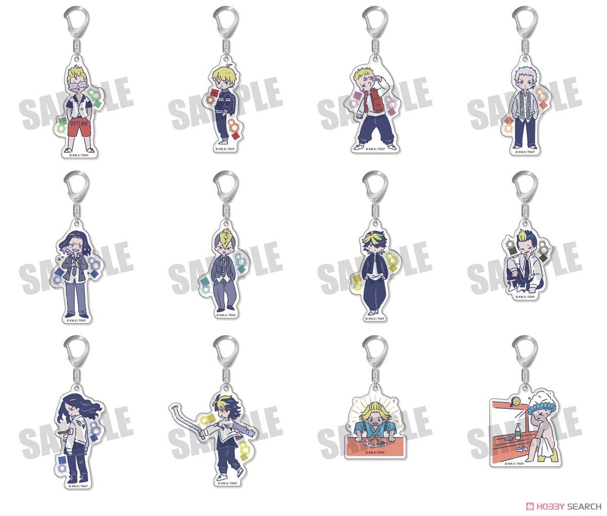 Tokyo Revengers Vol.2 Acrylic Key Ring RetoP - A Blind Box ( 1 Blind Box ) - DelsBricks Toys & CollectiblesKeychainDelsBricks Toys & CollectiblesSuper Anime Store