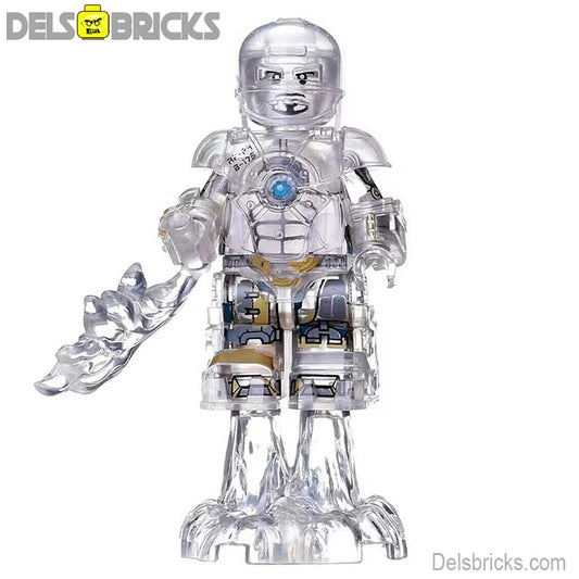 Iron Man Mark 1 Transparent First Ironman Suit Lego Minifigures Custom Toys
