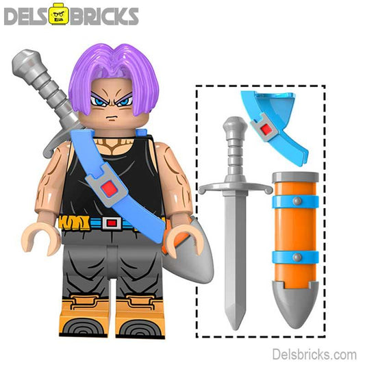 Trunks Dragon Ball Z Lego Minifigures Custom Anime Toys 1 - DelsBricks MinifiguresMinifiguresDelsBricks MinifiguresDelsbricks
