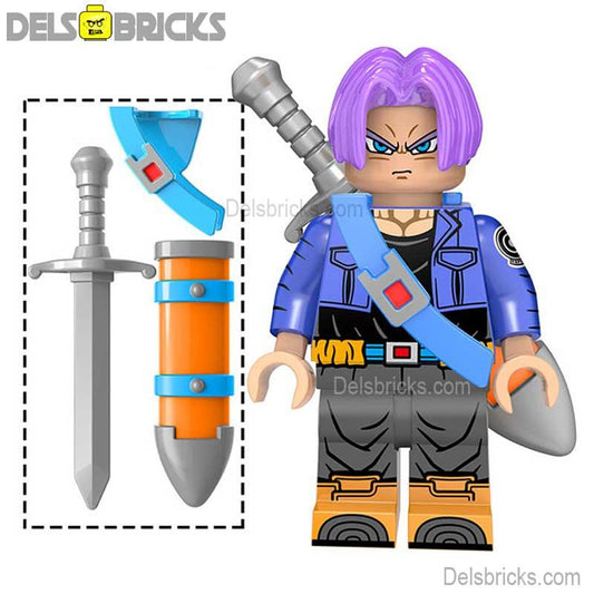 Trunks Dragon Ball Z Lego Minifigures Custom Anime Toys 2 - DelsBricks MinifiguresMinifiguresDelsBricks MinifiguresDelsbricks