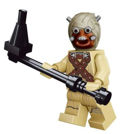 Tusken Raider Sand People Star Wars Lego Minifigures Custom Toys - DelsBricks MinifiguresLego Star Wars MinifiguresDelsBricks MinifiguresDelsbricks.com