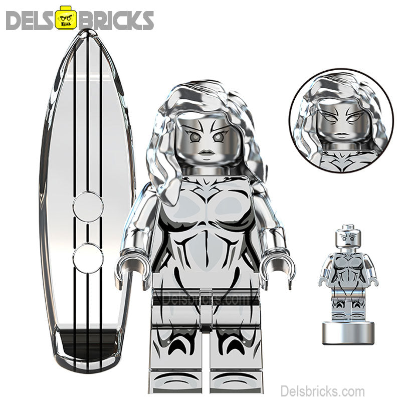 Fantastic Four First Steps Silver Surfer Shalla- Bal Lego Minifigures Custom Toys 2