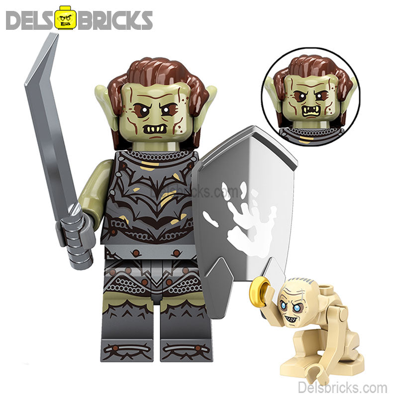 Orcs from Lord of The Rings Lego Minifigures Custom Toys 6