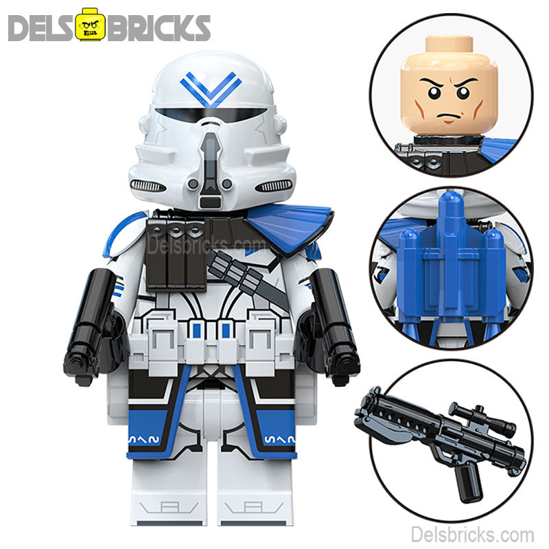 501st Airborne Clone Trooper Star Wars Lego Minifigures Custom Toys S3