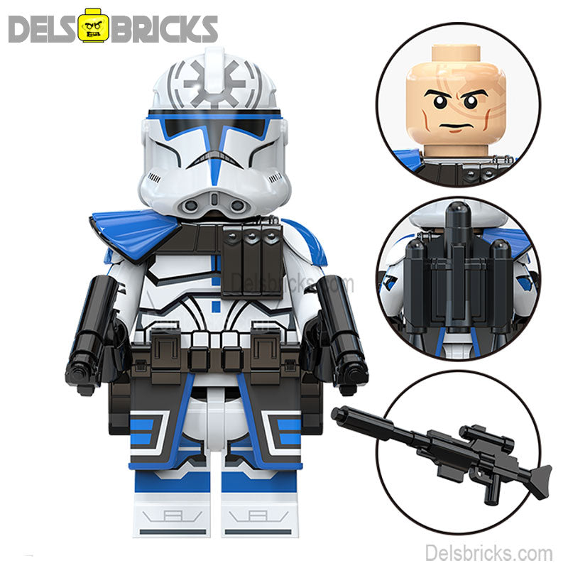 Jesse 501st Clone Trooper Star Wars Lego Minifigures Custom Toys S3