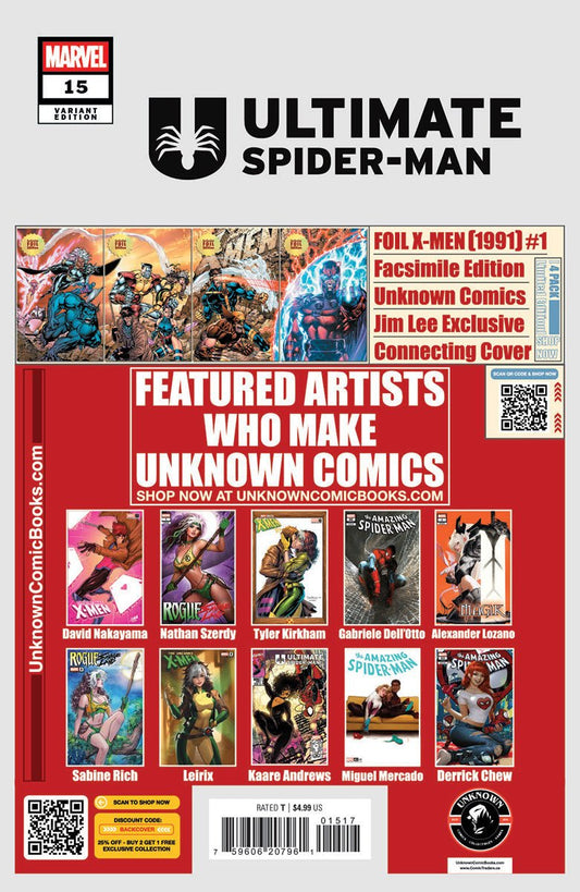 Ultimate Spider - man 15 Unknown Comic Mirka Andolfo Exclusive Var (03/26/2025) - DelsBricks Toys & CollectiblesCOMIC BOOKDelsBricks Toys & CollectiblesUnknown Comic Books