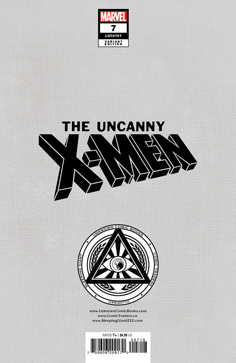 Uncanny X - Men 7 Unknown Comics David Nakayama Exclusive Virgin Var (12/11/2024) - DelsBricks Toys & CollectiblesCOMIC BOOKDelsBricks Toys & CollectiblesUnknown Comic Books