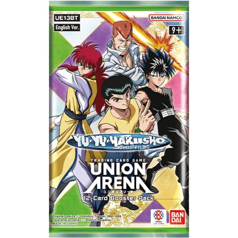 Union Arena Yu Yu Hakusho Ghost Files UE13BT Booster Pack - Bandai TCG - DelsBricks Toys & CollectiblesCollectible Trading CardsDelsBricks Toys & CollectiblesSuper Anime Store