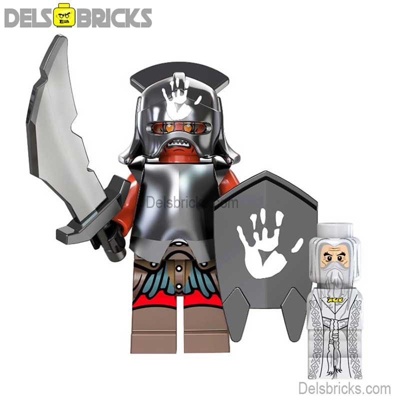 Uruk - hai from Lord of The Rings Lego Minifigures Custom Toys 1 - DelsBricks MinifiguresMinifiguresDelsBricks MinifiguresDelsbricks