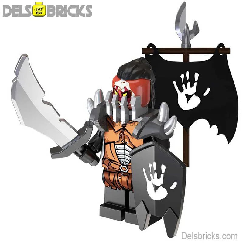 Uruk - hai from Lord of The Rings Lego Minifigures Custom Toys 2 - DelsBricks MinifiguresMinifiguresDelsBricks MinifiguresDelsbricks