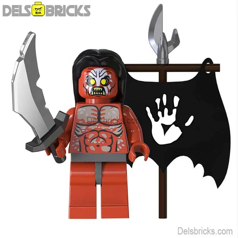 Uruk - hai from Lord of The Rings Lego Minifigures Custom Toys 3 - DelsBricks MinifiguresMinifiguresDelsBricks MinifiguresDelsbricks