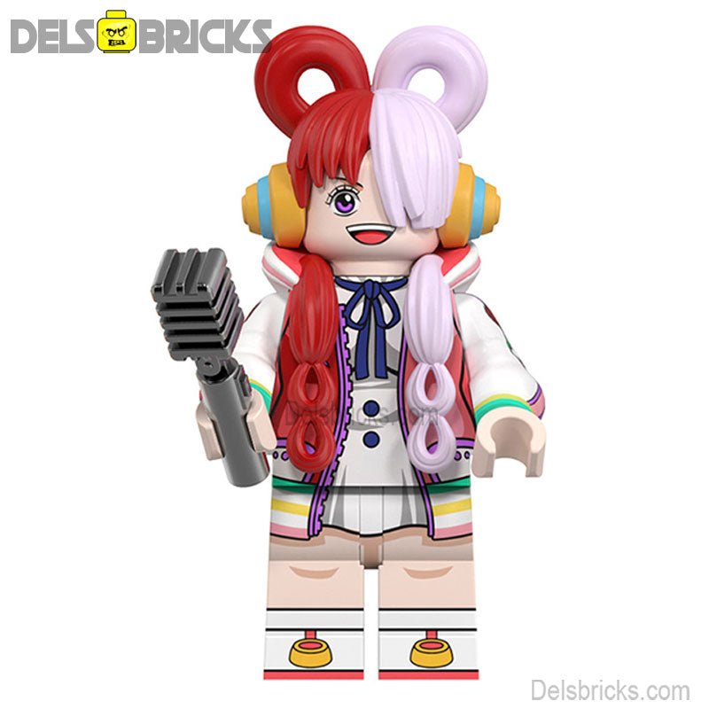 Uta from One Piece Anime Lego Minifigures Custom Toys - DelsBricks MinifiguresMinifiguresDelsBricks MinifiguresDelsbricks