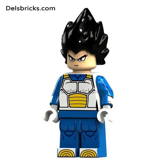 Vegeta Dragon Ball Z Lego Minifigures Custom Toys - DelsBricks MinifiguresMinifiguresDelsBricks MinifiguresDelsbricks
