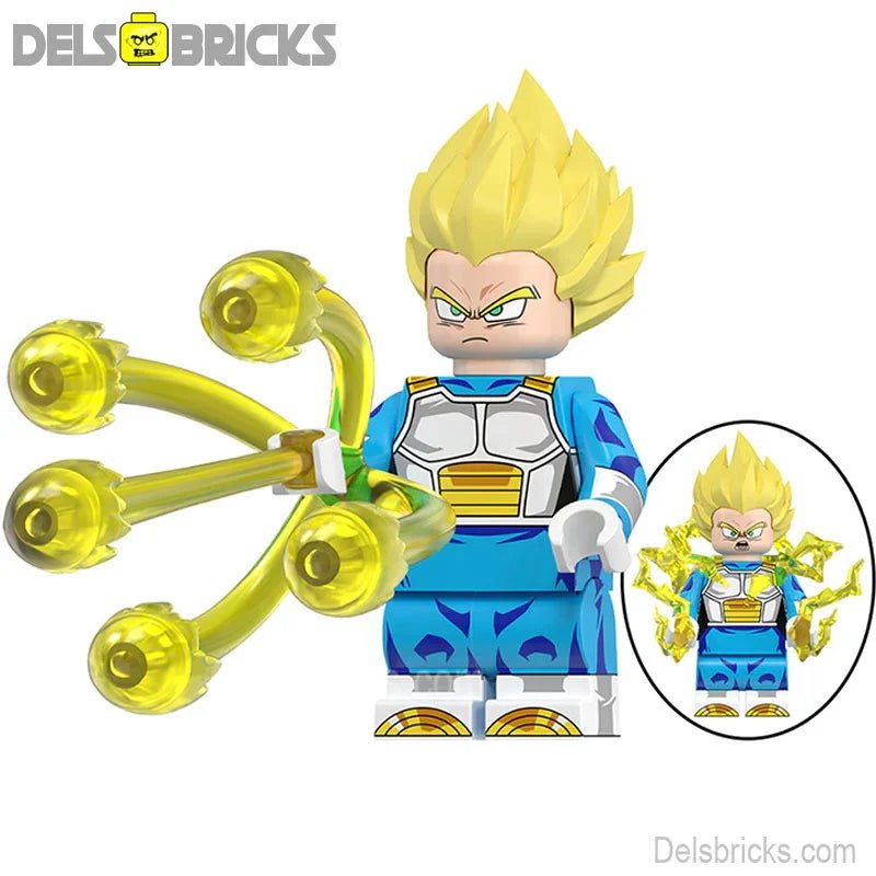 Vegeta Dragon Ball Z Super Lego Minifigures Best Custom Anime Toys - DelsBricks MinifiguresMinifiguresDelsBricks MinifiguresDelsbricks