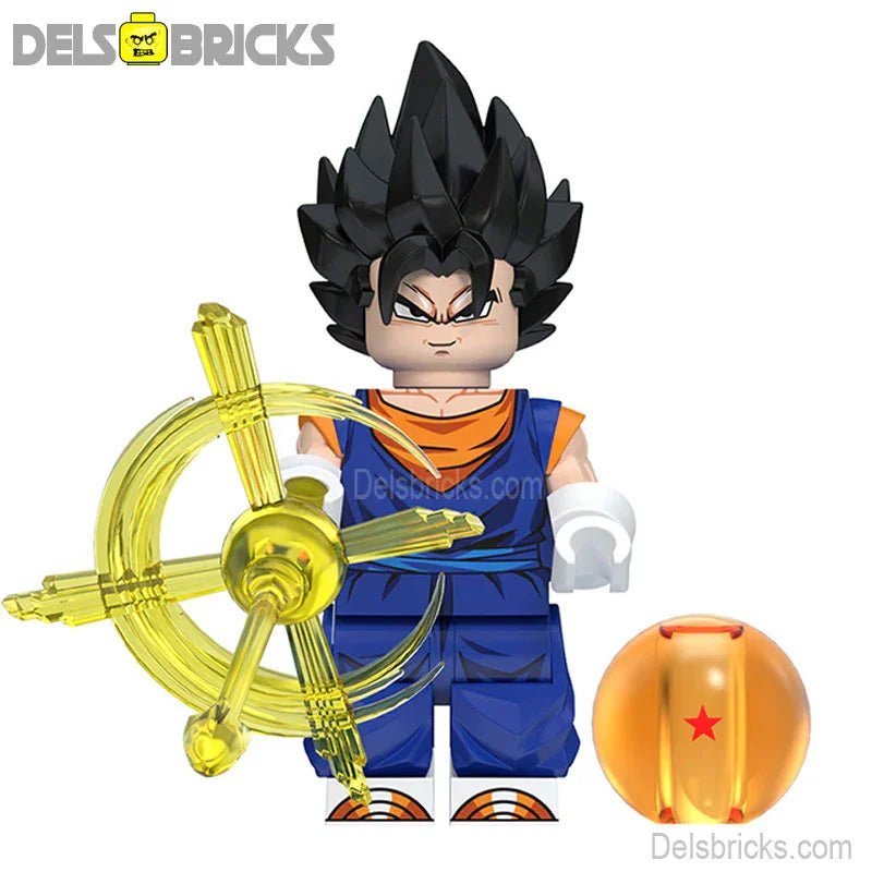 Vegetto Dragon Ball Z Super Lego Minifigures Best Custom Anime Toys - DelsBricks MinifiguresMinifiguresDelsBricks MinifiguresDelsbricks